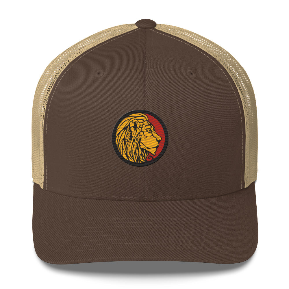 LionHead Apparel Crest Logo Trucker Cap