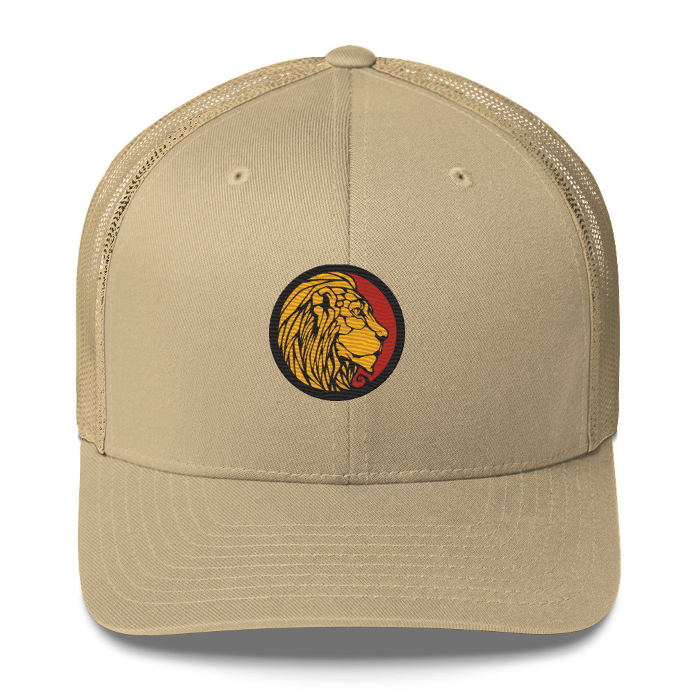 LionHead Apparel Crest Logo Trucker Cap
