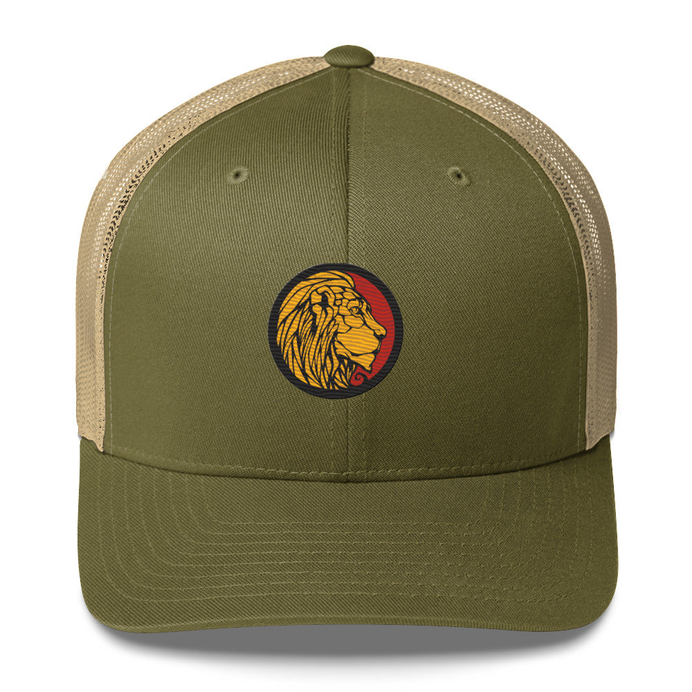 LionHead Apparel Crest Logo Trucker Cap