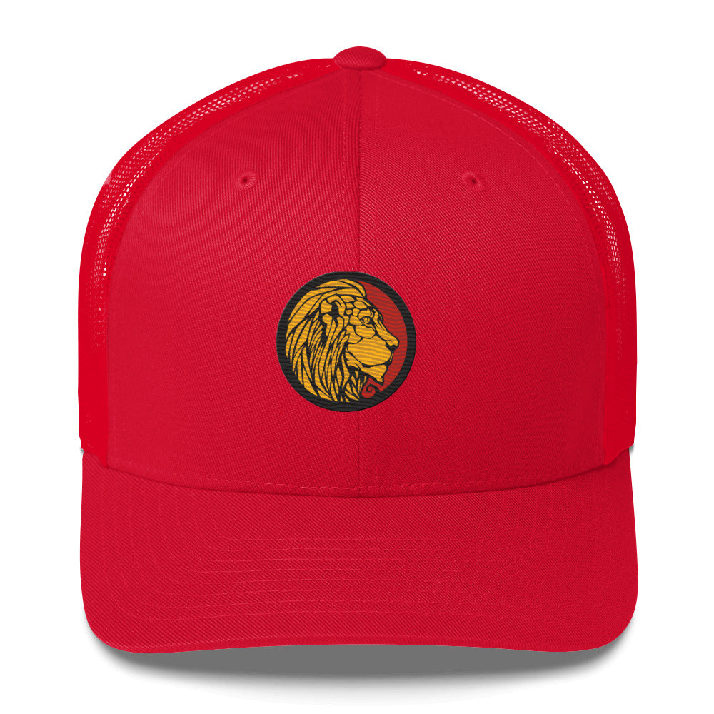 LionHead Apparel Crest Logo Trucker Cap