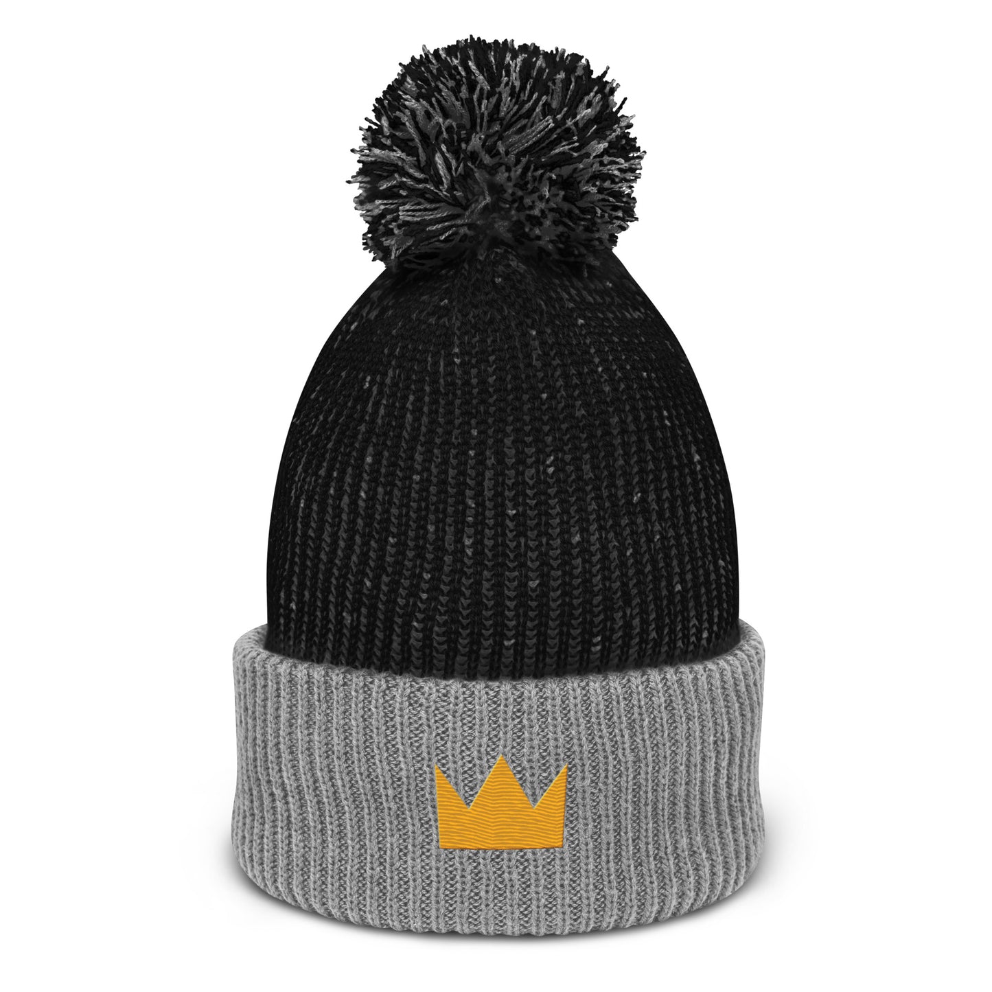 LionHead Apparel Crown Logo Pom-Pom Beanie
