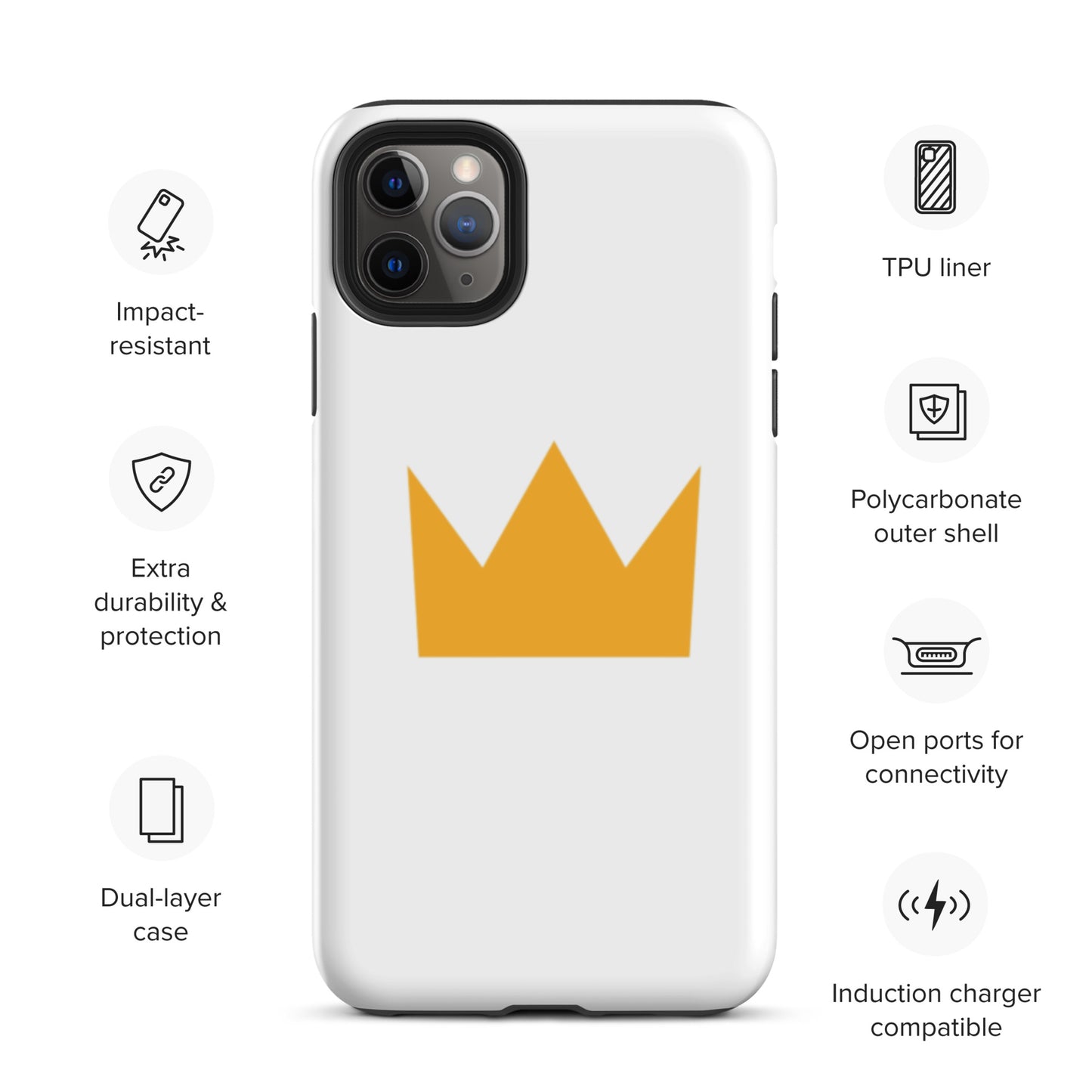 LionHead Apparel Crown Logo Tough Case for iPhone®