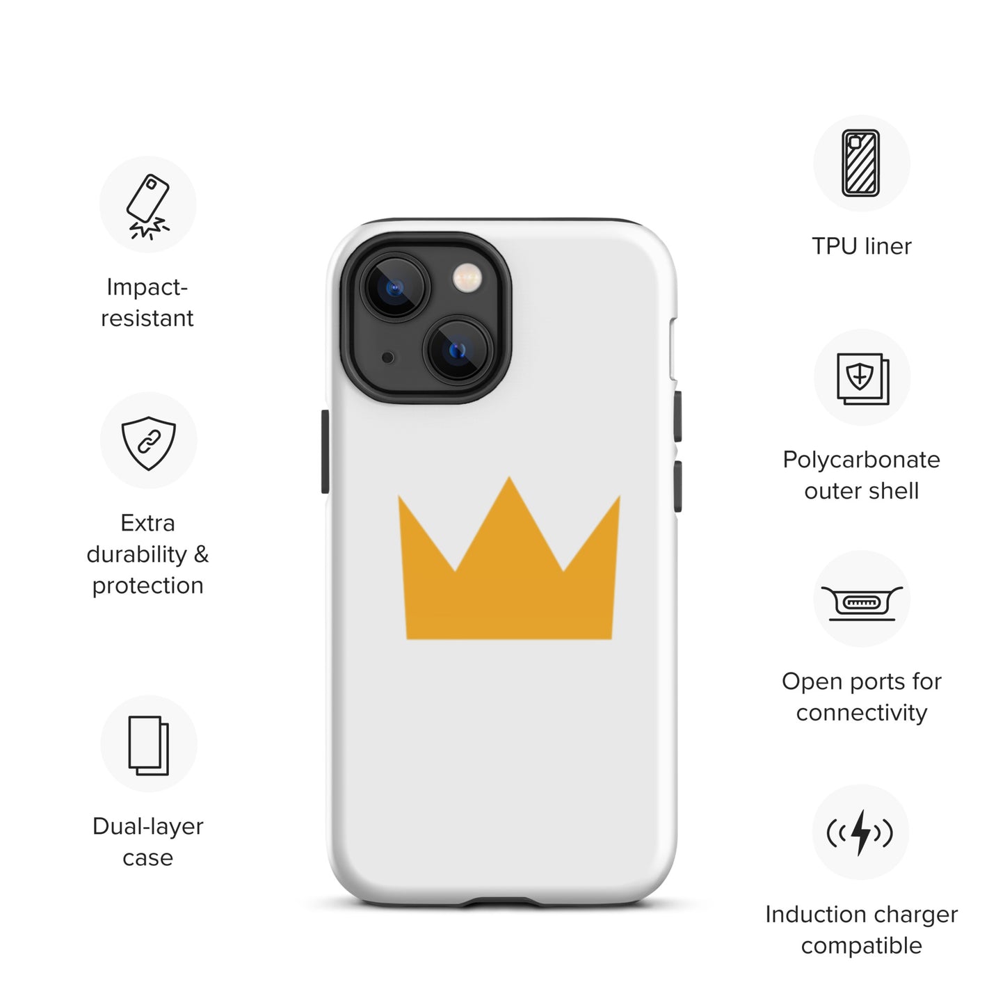 LionHead Apparel Crown Logo Tough Case for iPhone®