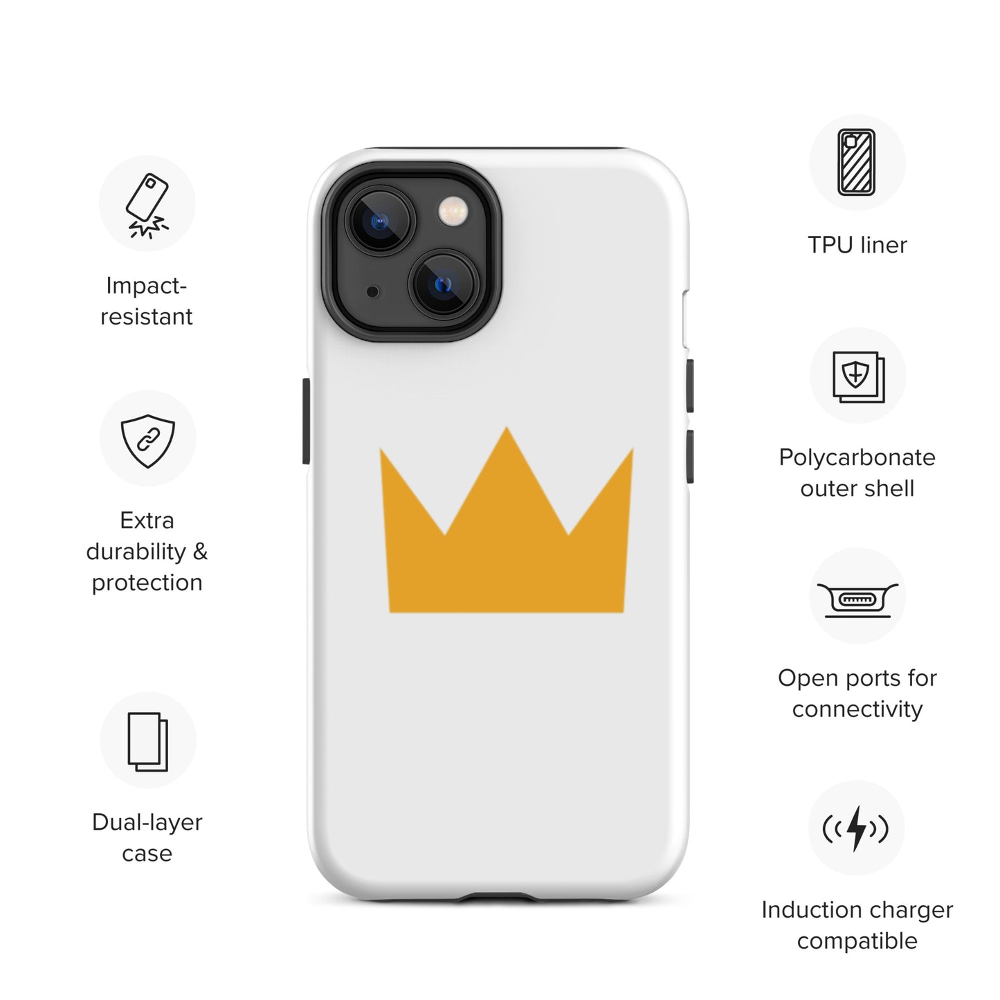 LionHead Apparel Crown Logo Tough Case for iPhone®