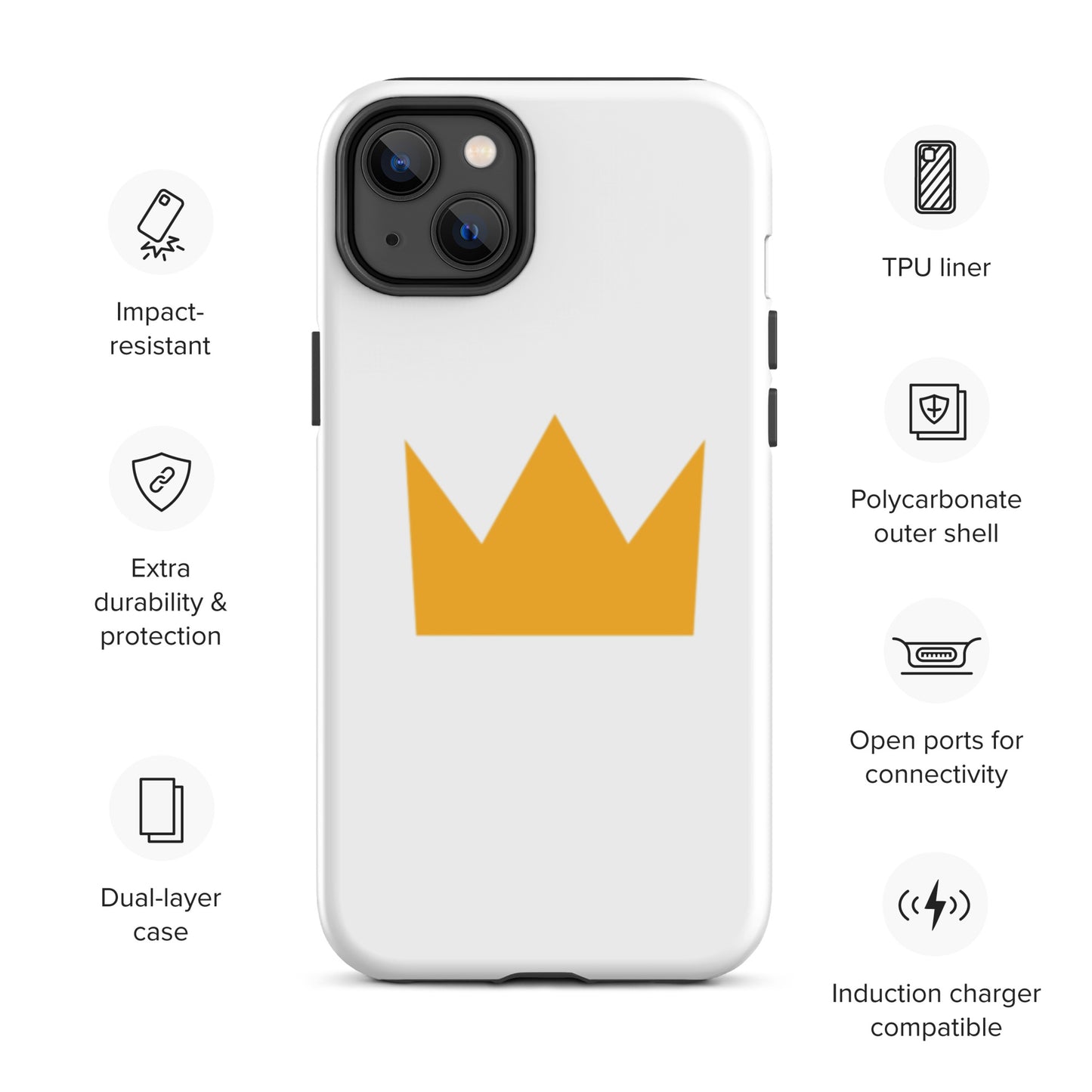 LionHead Apparel Crown Logo Tough Case for iPhone®