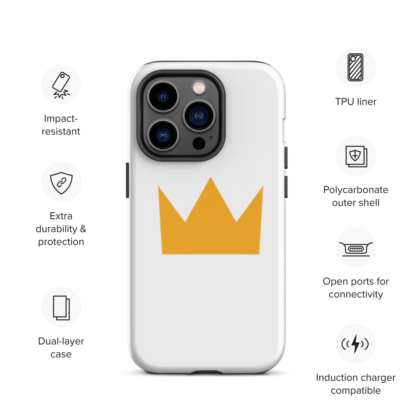 LionHead Apparel Crown Logo Tough Case for iPhone®