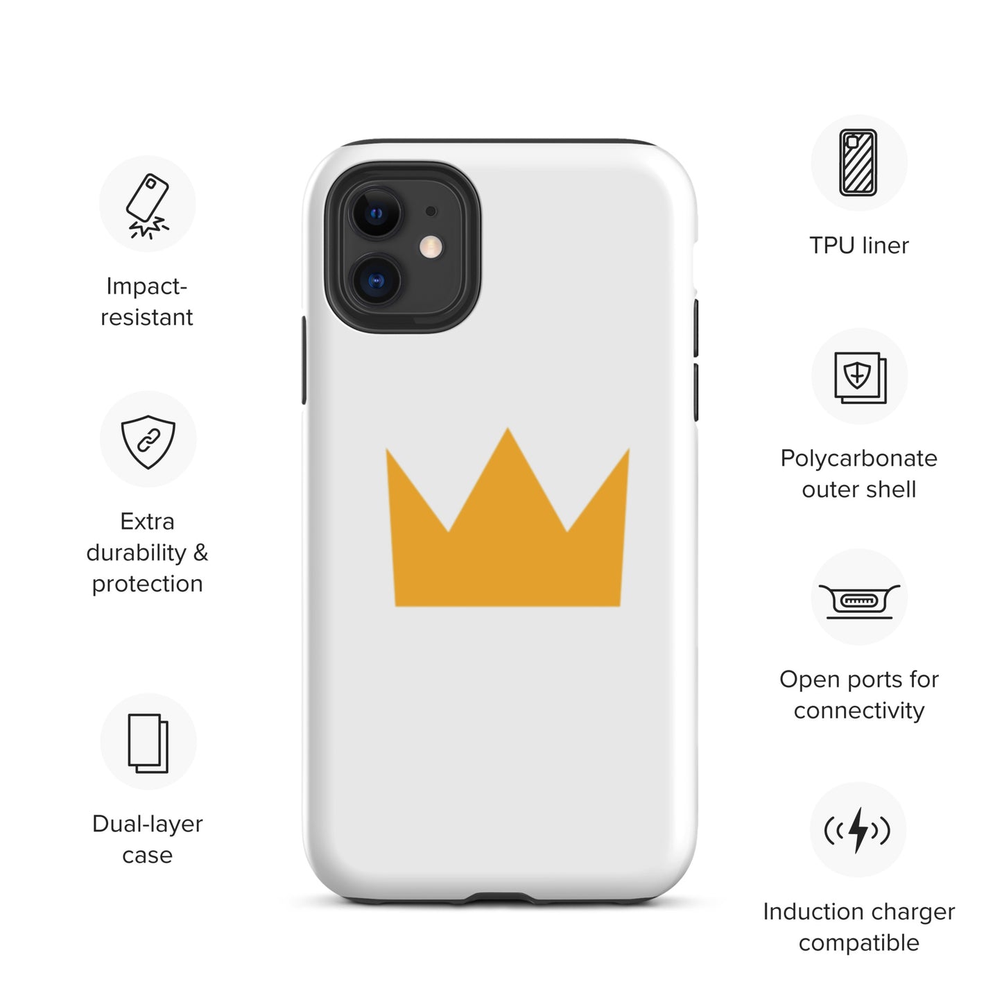 LionHead Apparel Crown Logo Tough Case for iPhone®