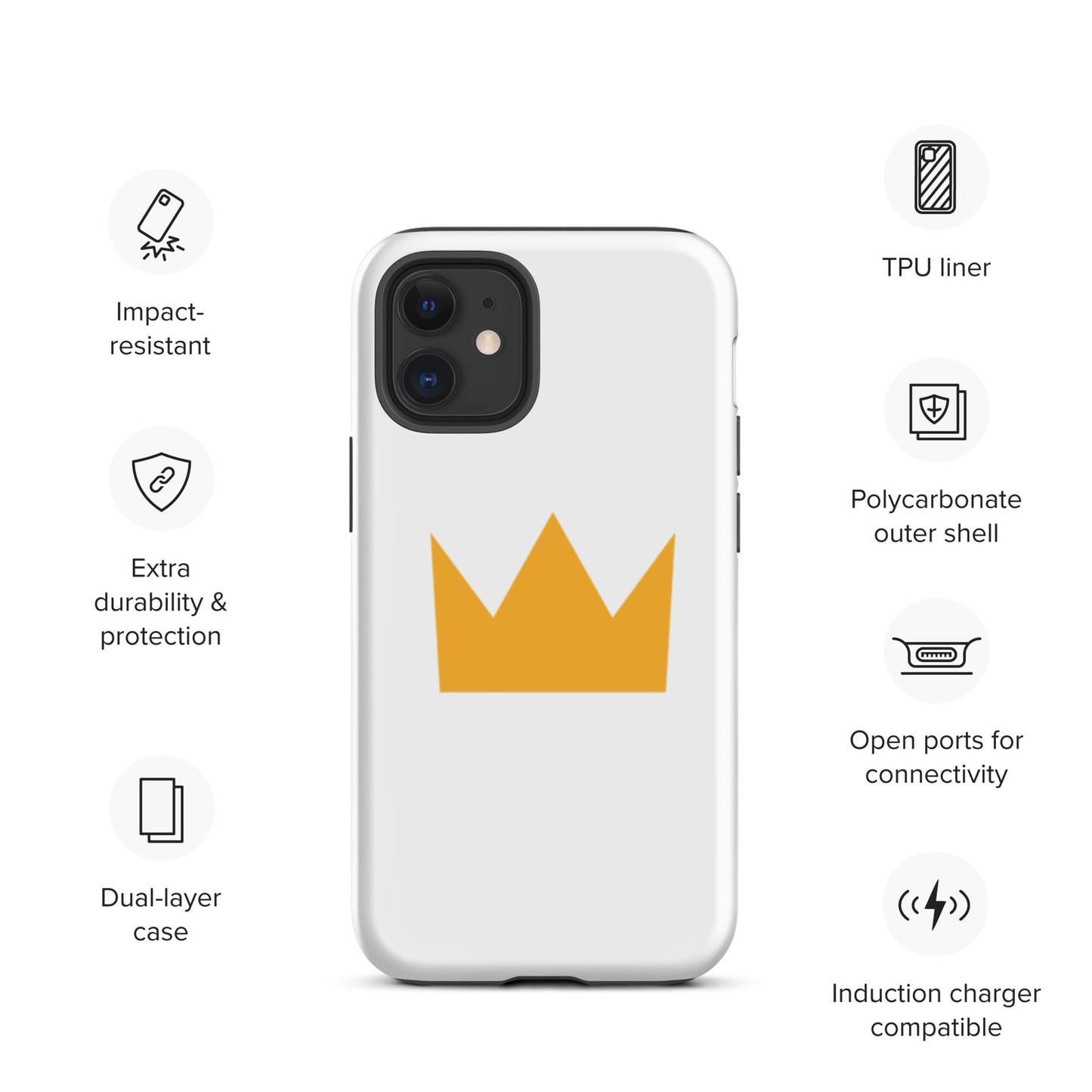 LionHead Apparel Crown Logo Tough Case for iPhone®