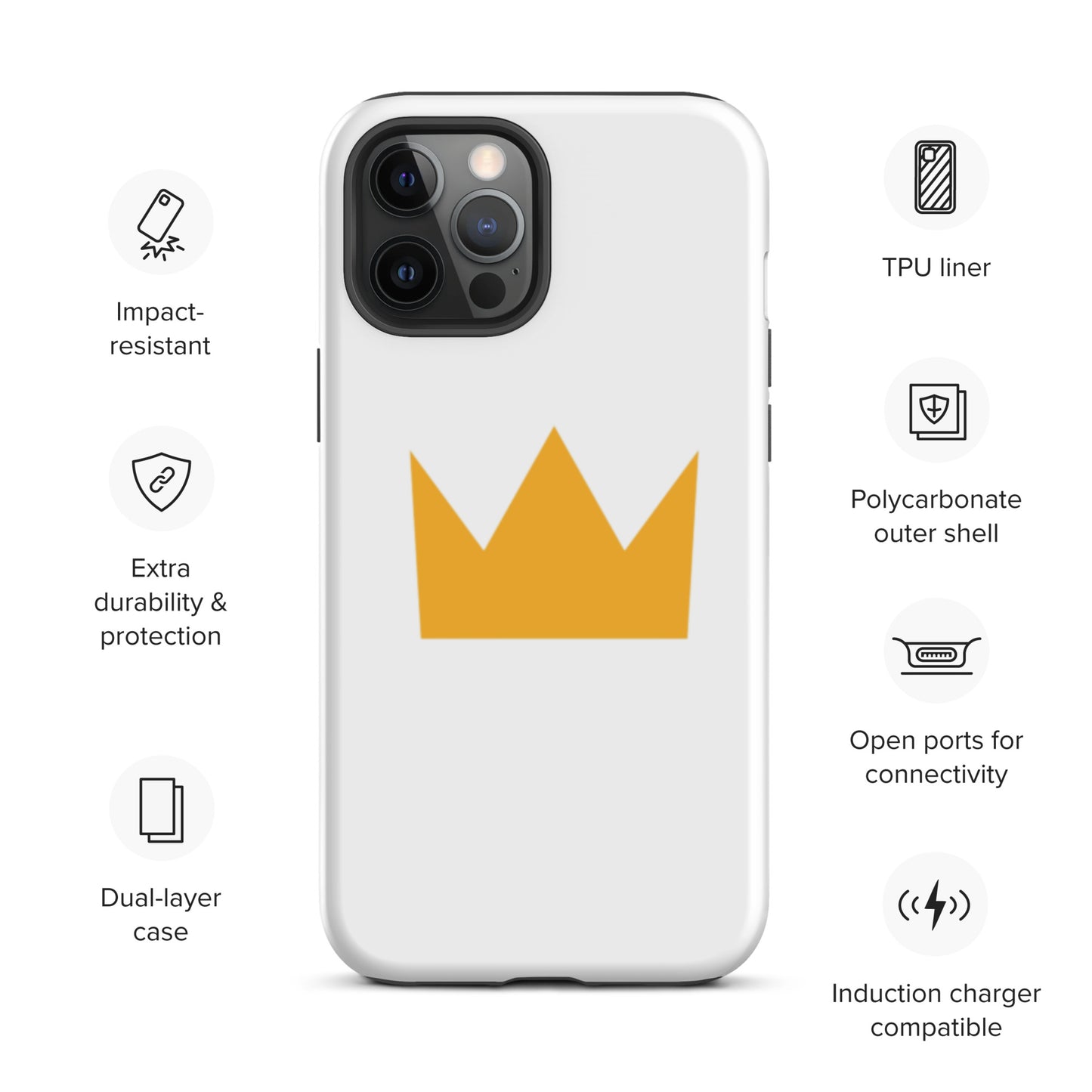 LionHead Apparel Crown Logo Tough Case for iPhone®