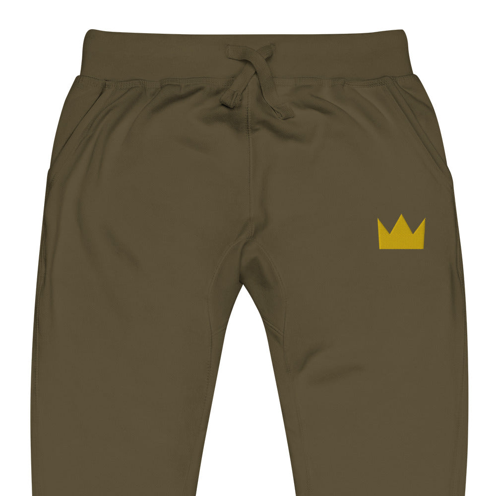 LionHead Apparel Crown Logo Unisex fleece sweatpants