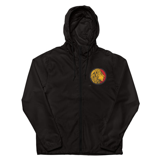 LionHead Apparel Crest Logo Unisex lightweight zip up windbreaker