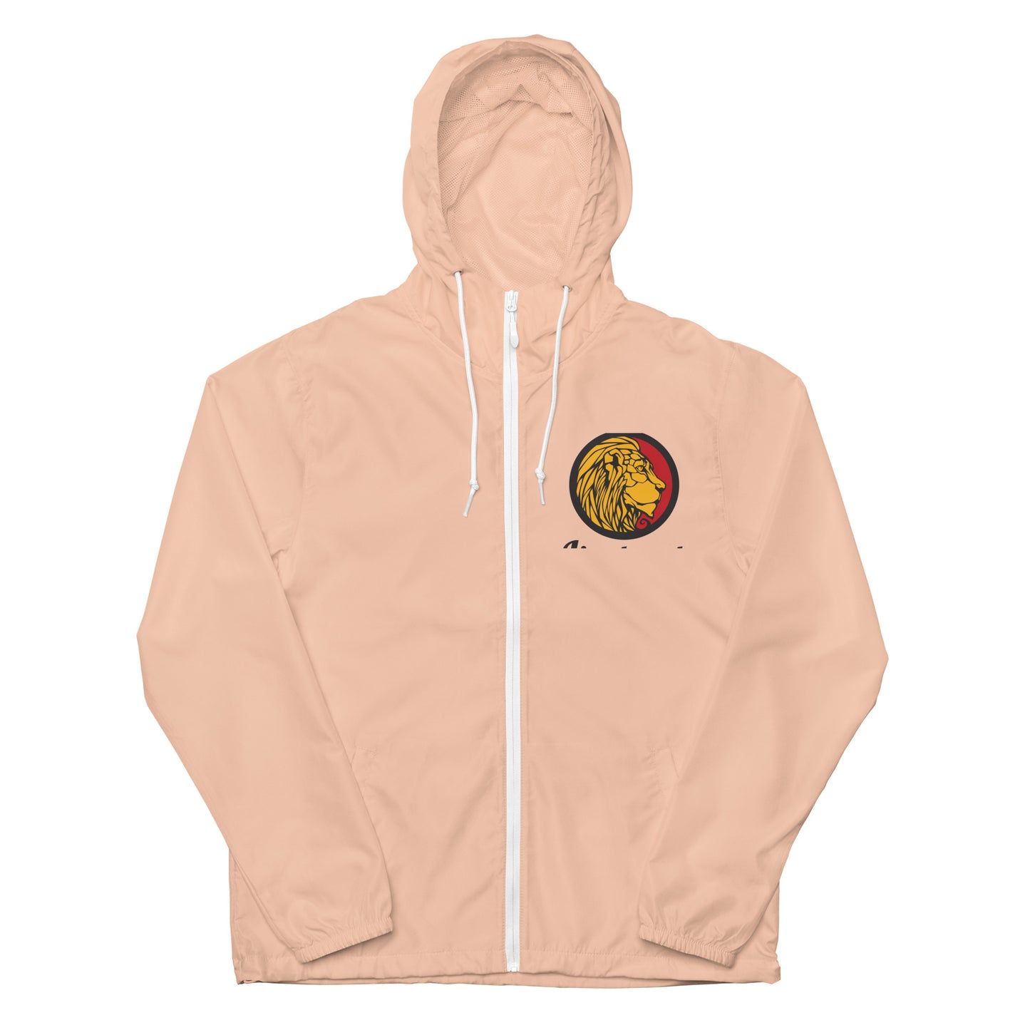 LionHead Apparel Crest Logo Unisex lightweight zip up windbreaker