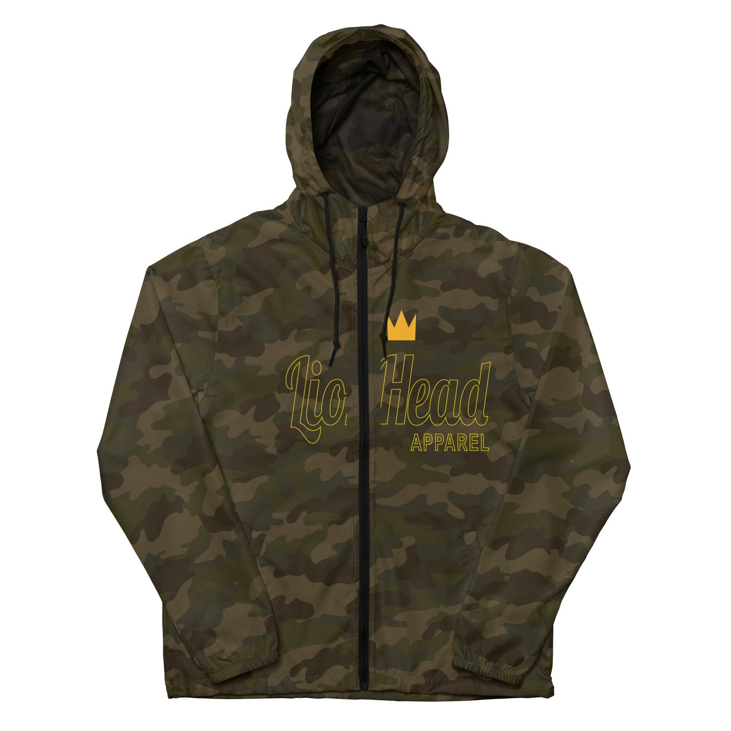 LionHead Apparel Elevated Crown Logo Unisex lightweight zip up windbreaker