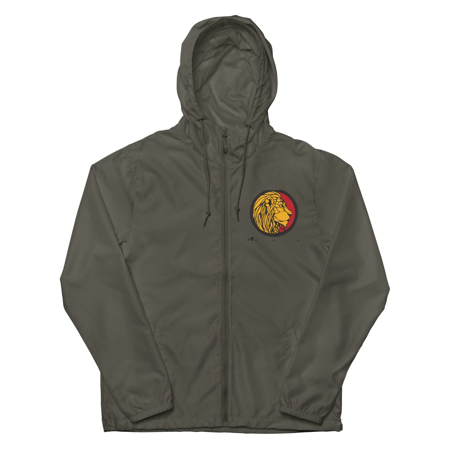 LionHead Apparel Crest Logo Unisex lightweight zip up windbreaker