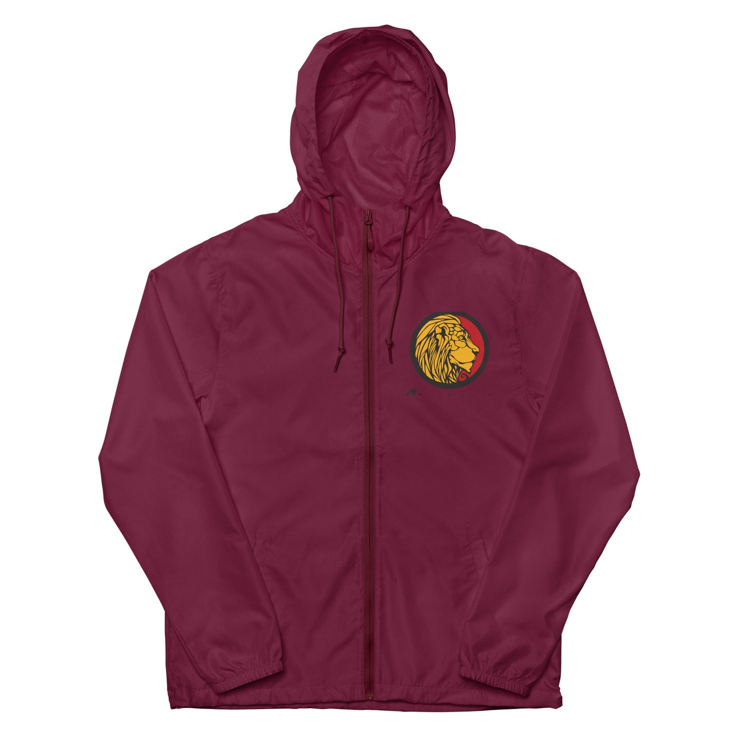 LionHead Apparel Crest Logo Unisex lightweight zip up windbreaker