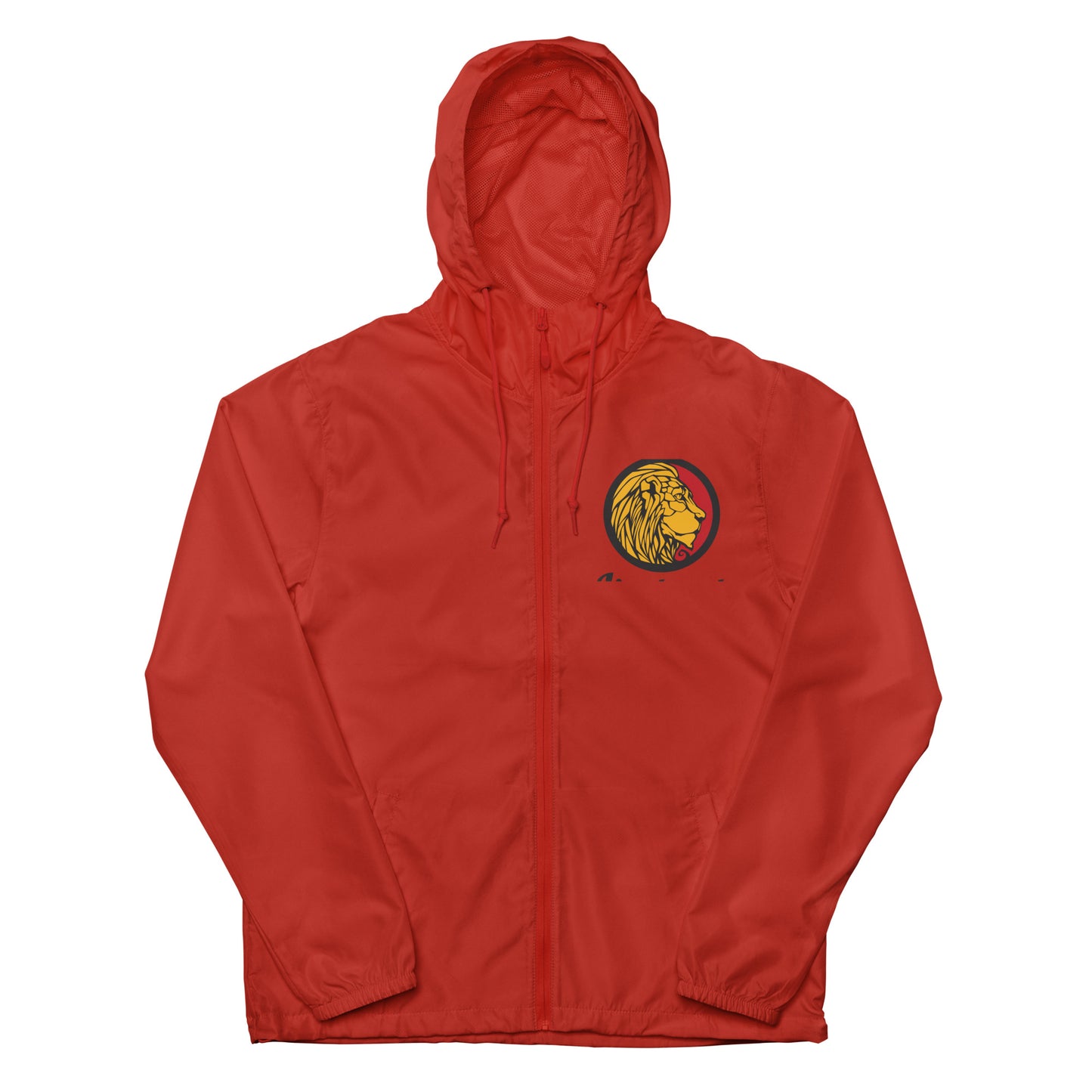 LionHead Apparel Crest Logo Unisex lightweight zip up windbreaker
