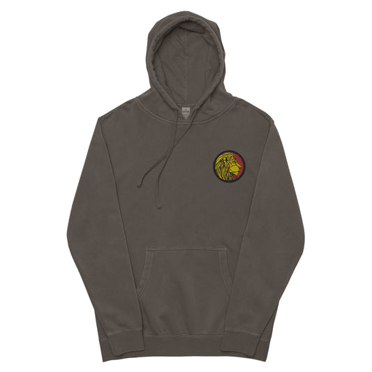 LionHead Apparel Crest Logo Unisex pigment-dyed hoodie