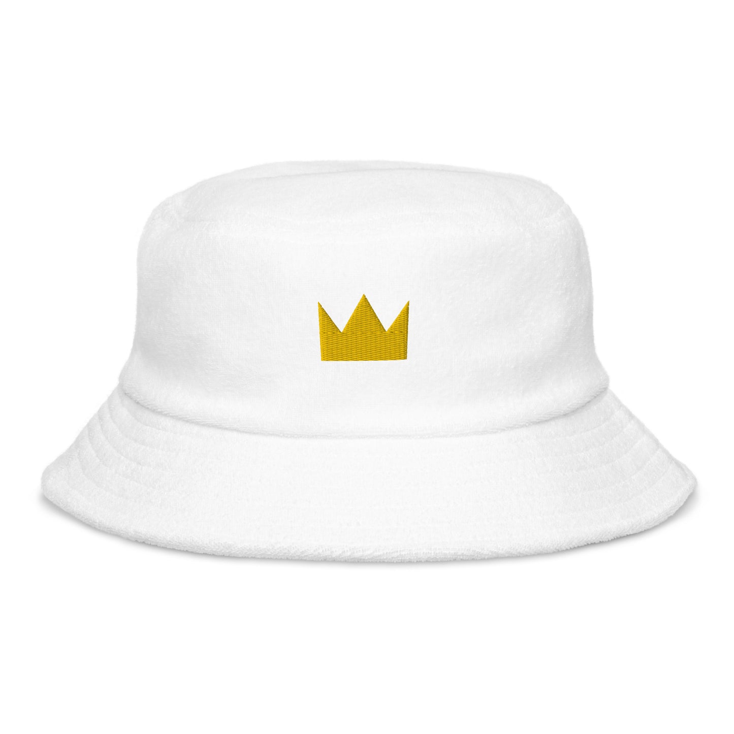 LionHead Apparel Crown Logo Unstructured terry cloth bucket hat