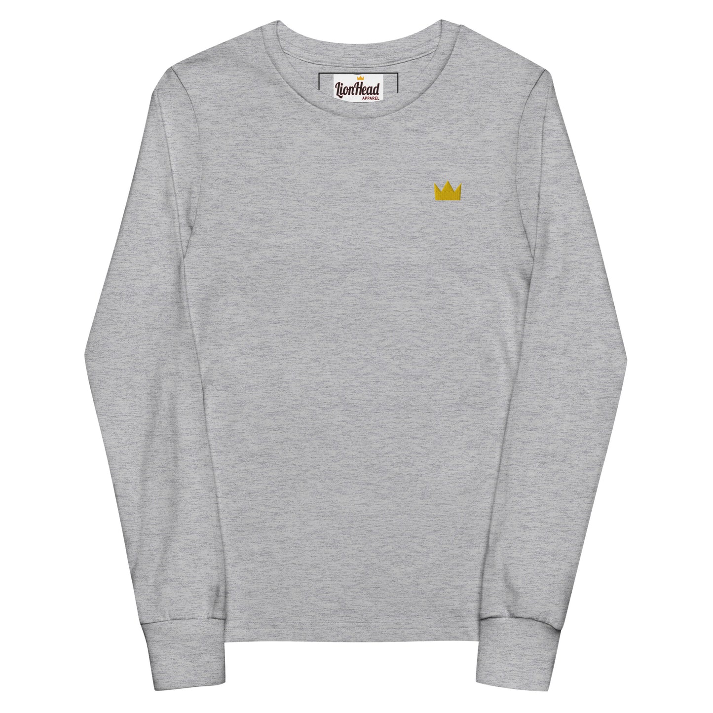 LionHead Apparel Crown Logo Youth long sleeve tee