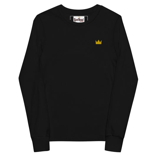 LionHead Apparel Crown Logo Youth long sleeve tee