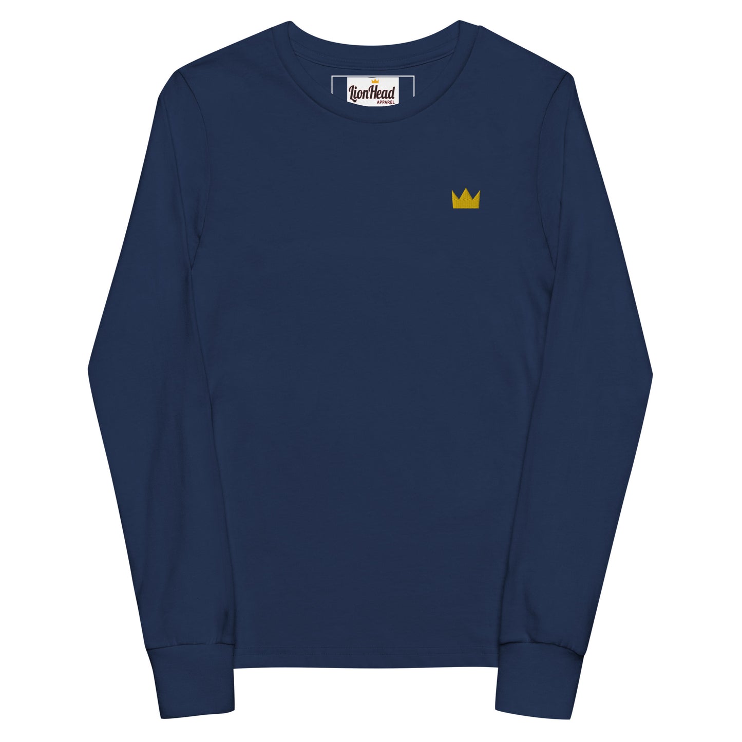 LionHead Apparel Crown Logo Youth long sleeve tee